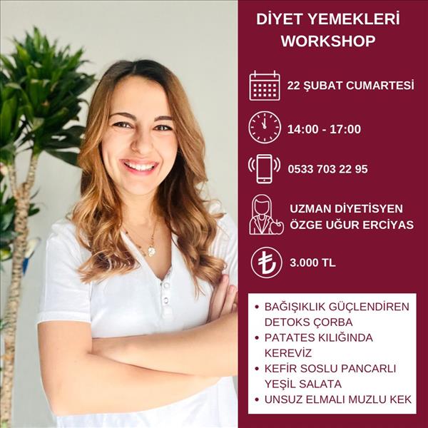 DİYET YEMEKLERİ WORKSHOP